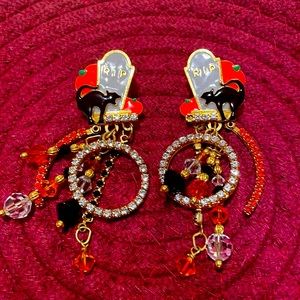 Lunch at the ritz earrings